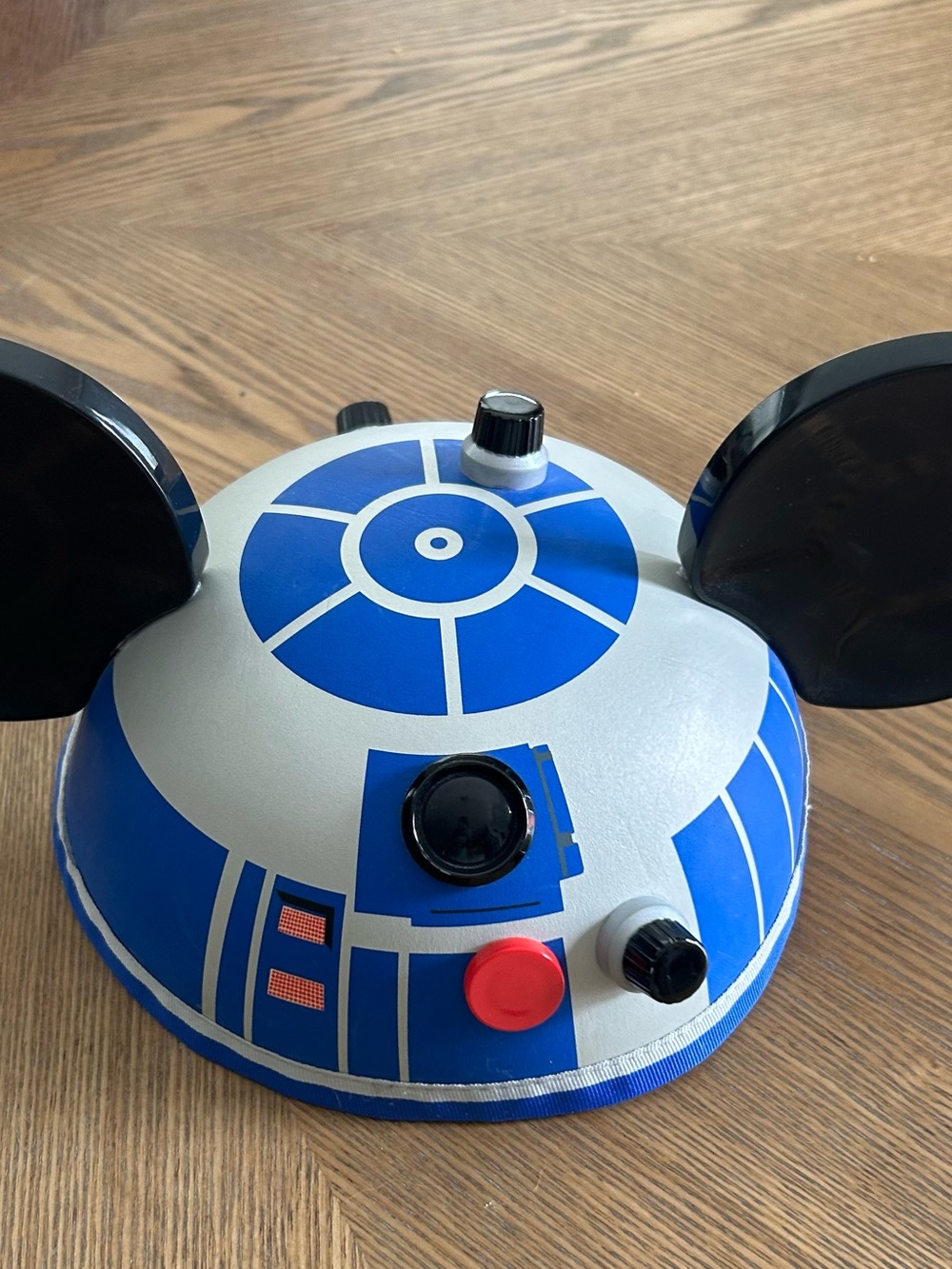 Disney R2-D2 Inspired Mouse Ear Hat - Blue & White